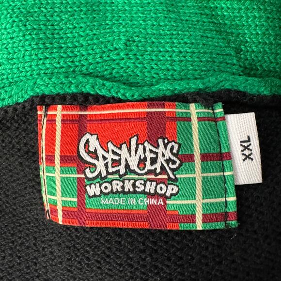 Git Lit Spencer’s Mens XX-Large Holiday Cardigan Sweater Christmas Gingerbread - Picture 6 of 7